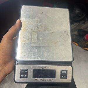 Sleek Black Digital Weighing Scale